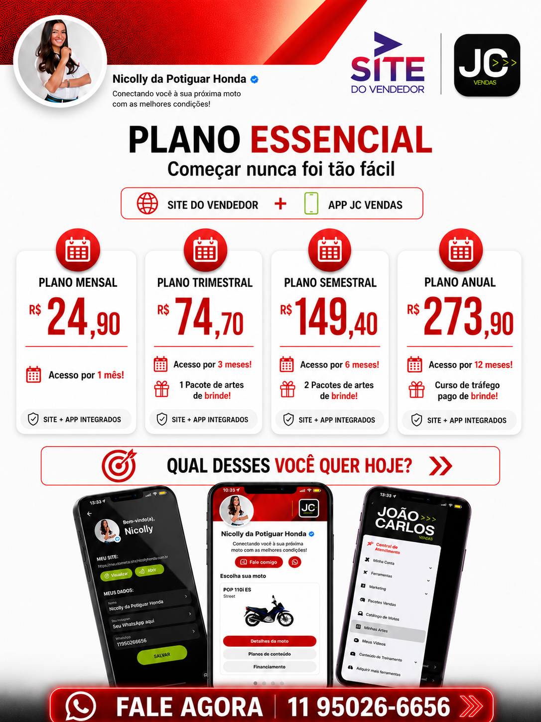 Plano Vendedor: Site